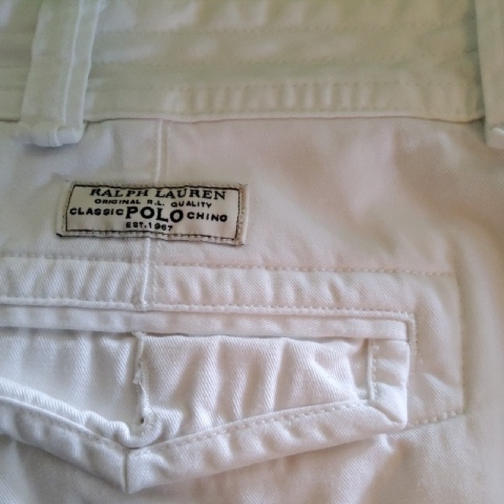 Polo Ralph Lauren Classic White Cargo Shorts.